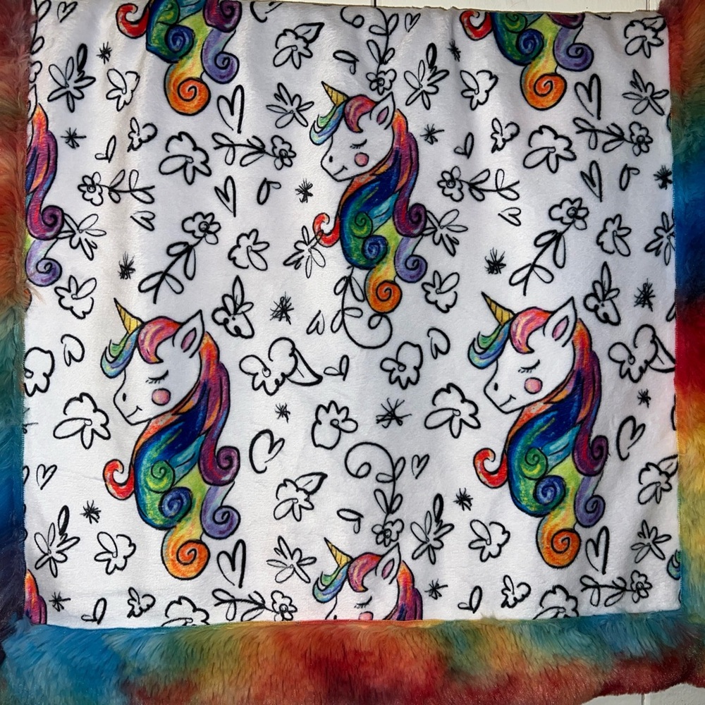 Baby minky lovey / security blanket